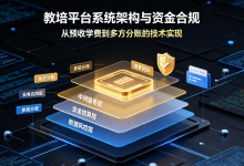 教培平台搭建：系统架构设计与资金合规结算方案（附分账系统测评）-171主机测评