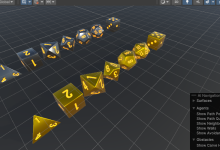 unity免费资源 漂亮骰子系统 带不同形状的骰子 贴图 高模低模都有-171主机测评