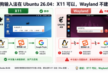 搜狗输入法在 Ubuntu 26.04 还能用吗?我把 X11、Wayland、XWayland 都测了一遍-171主机测评