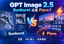 GPT Image 2.5 Sunburst还是Flare？模型选型、Python接入与成本避坑-171主机测评