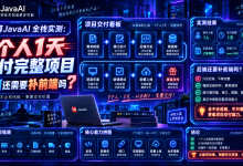 飞算JavaAI 全栈实测：1 个人 1 天交付完整项目，后端还需要补前端吗？-171主机测评