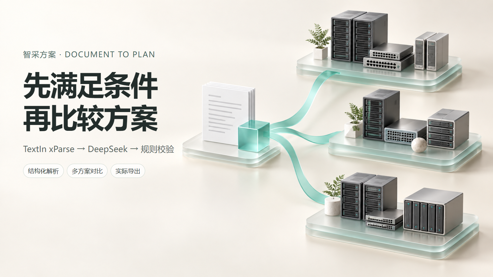 智采方案:先满足条件,再比较方案