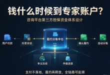 咨询平台的 “第三方担保“ 资金体系:用户付款→服务完成→专家到账,怎么设计?-171主机测评