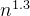 n^{ 1.3}