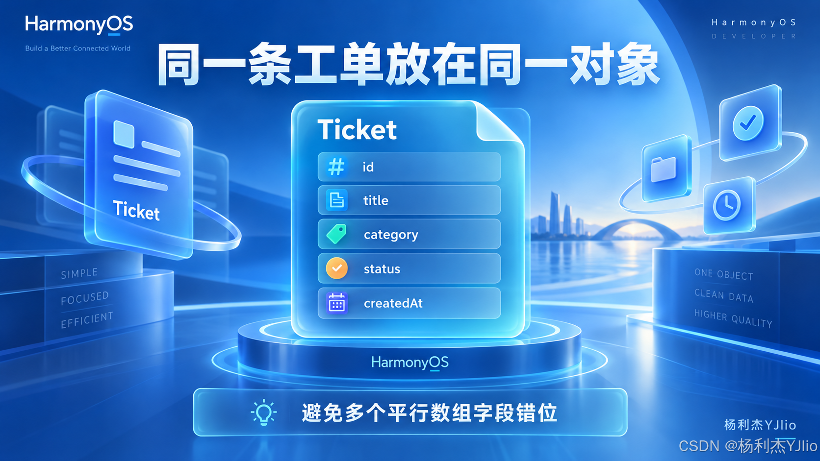 同一条工单放在同一对象