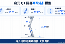 启元 Q1 腿部运动学逆解:Python 算站立下蹲关节角-171主机测评