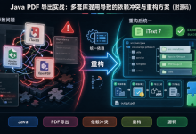 Java PDF 导出实战:多套库混用导致的依赖冲突与重构方案(附源码)-171主机测评